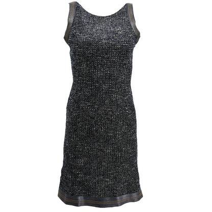Chanel Jacket Dress Set Navy 04A #36