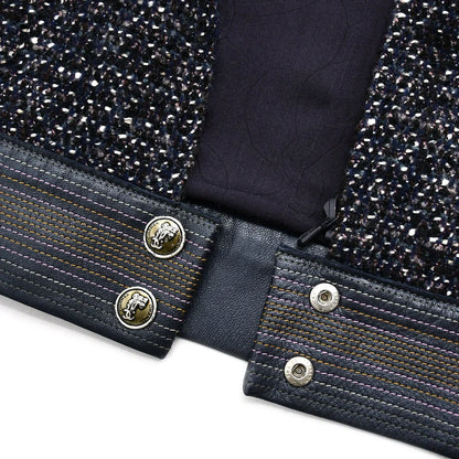 Chanel Jacket Dress Set Navy 04A #36