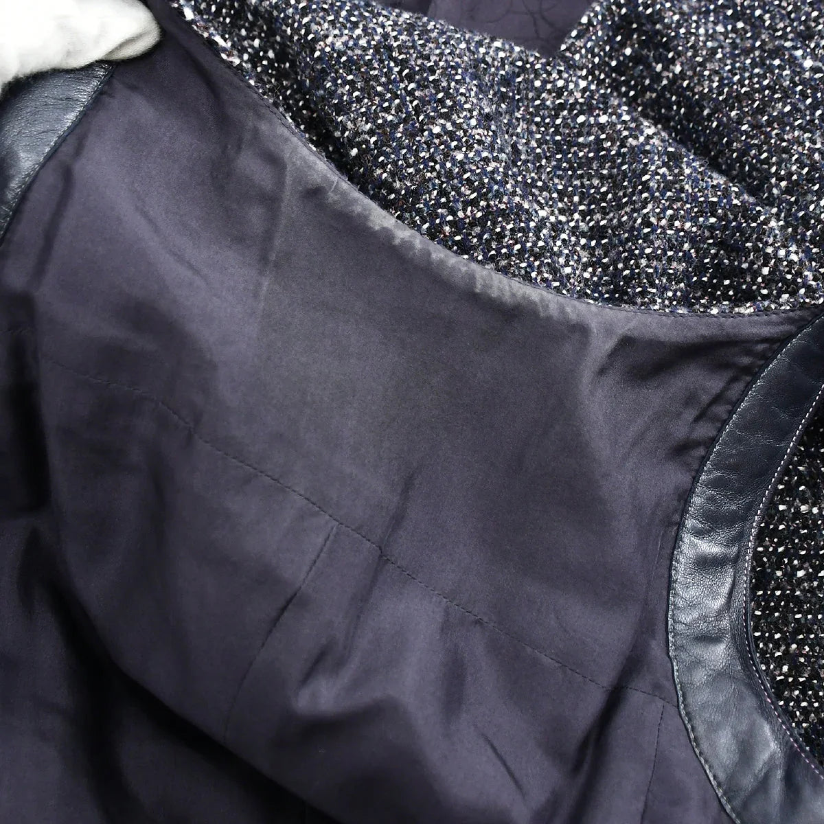 Chanel Jacket Dress Set Navy 04A #36