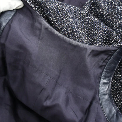 Chanel Jacket Dress Set Navy 04A #36