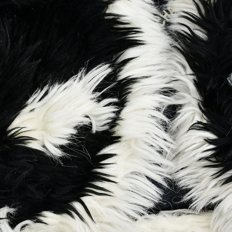 Chanel Cropped Fur Jacket Black