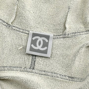 Chanel Sport Line Hoodie Zip Up Tops Gray 05P #38