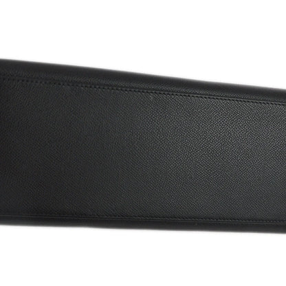 Hermes 2004 Black Epsom Kelly 32 Retourne