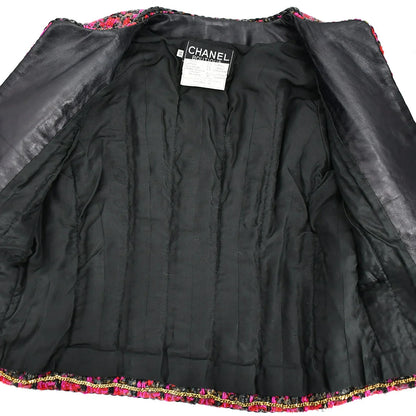 Chanel Setup Suit Jacket Skirt Pink 29 #36