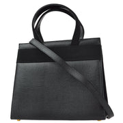 Salvatore Ferragamo Black Vara Bow 2way Shoulder Handbag