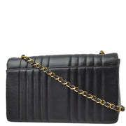 Chanel Black Lambskin Mademoiselle Shoulder Bag