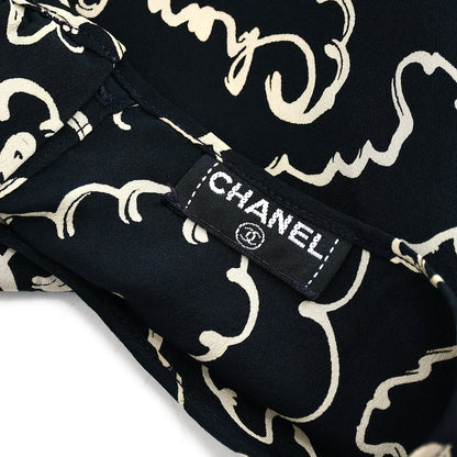 Chanel Sleeveless Tops Black
