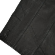 Chanel Lamb Leather Skirt Black