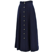 Chanel Skirt Navy 94C #34