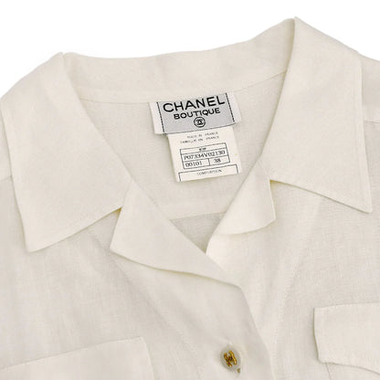 Chanel Shirt White 97P #38