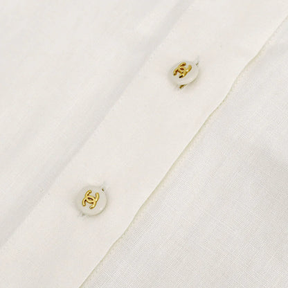 Chanel Shirt White 97P #38
