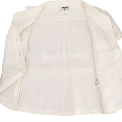 Chanel Shirt White 97P #38