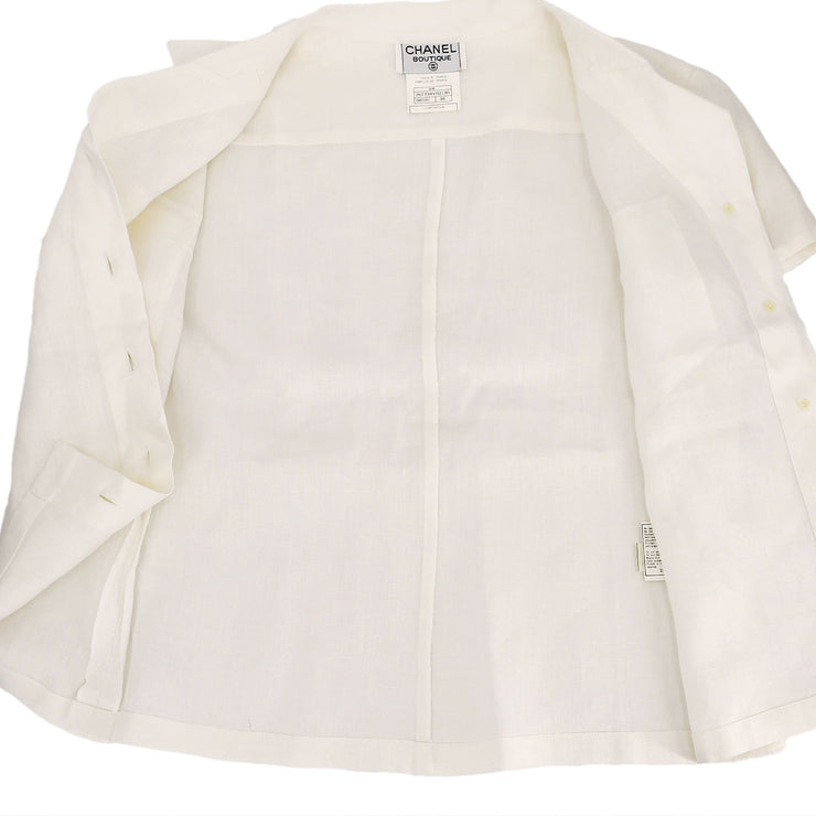 Chanel Shirt White 97P #38