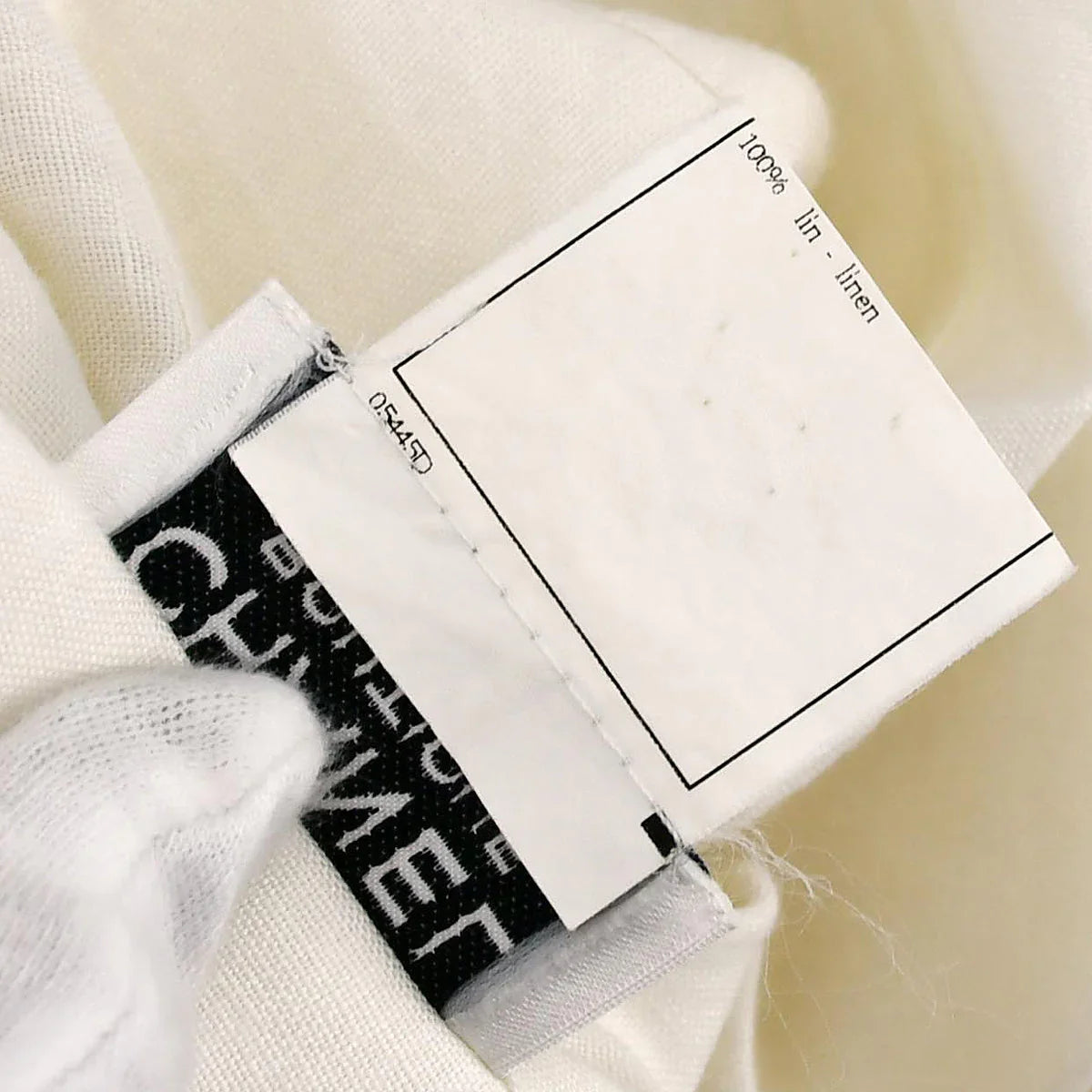 Chanel Shirt White 97P #38
