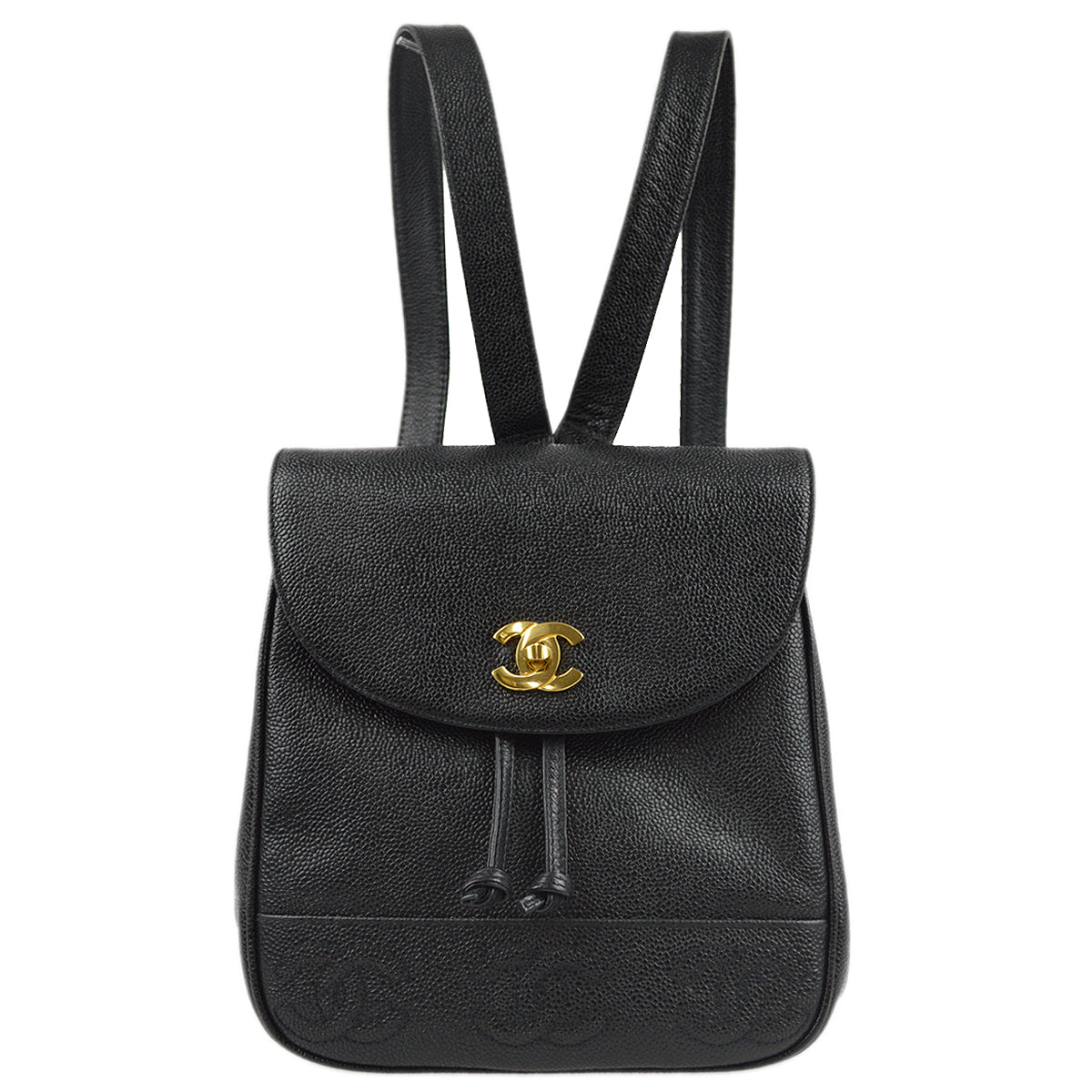 CHANEL CC Crystal Logo Chain Medium Flap Bag - Black – ALB