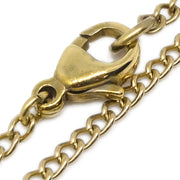 Chanel CC Chain Pendant Necklace Gold 03A