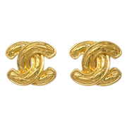 Chanel Gold CC Earrings Clip-On 2433