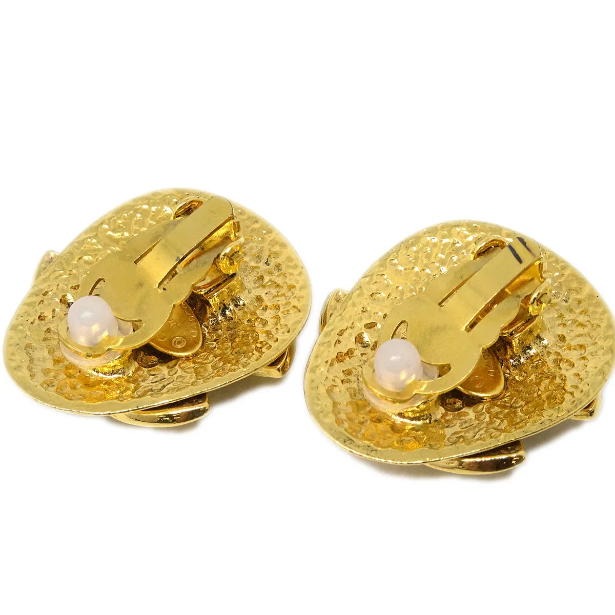 Chanel Earrings Clip-On Gold 94P