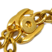Chanel Turnlock Gold Chain Pendant Necklace 96P