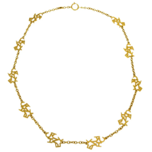 Chanel Chain Necklace Gold