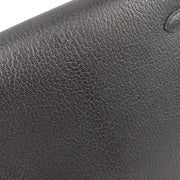 Hermes 2004 Black Chevre Kelly 32 Sellier 2way Shoulder Handbag