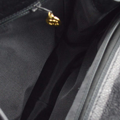 Chanel 1996-1997 Black Caviar Triple CC Backpack