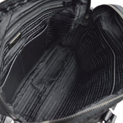Prada Black Nylon 2way Briefcase Shoulder Handbag