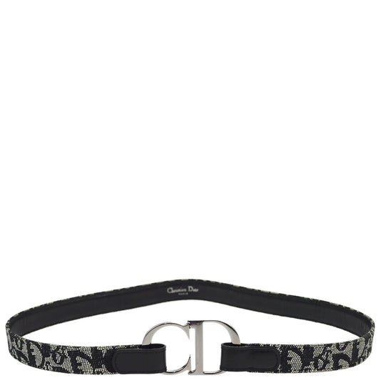 Christian Dior Trotter Belt Black #75 Small Good