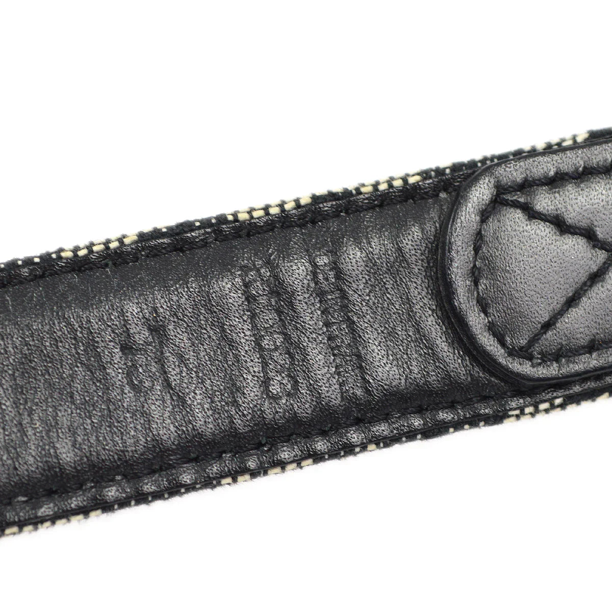 Christian Dior Trotter Belt Black #75 Small Good