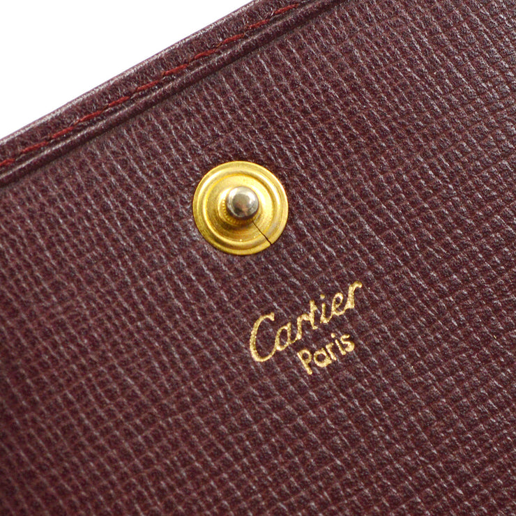 Cartier Bordeaux Coin Purse Wallet