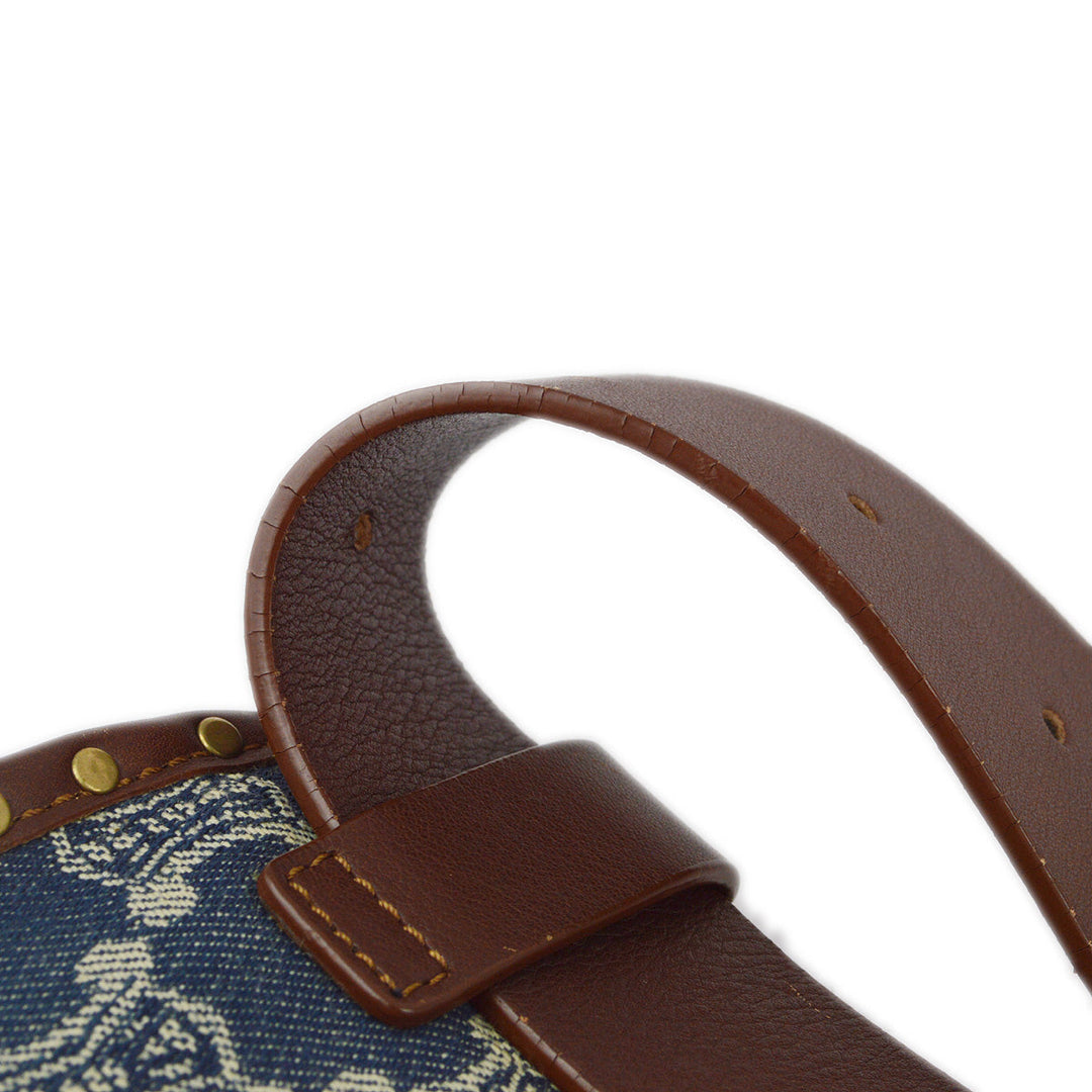 Celine Blue Denim Macadam Bum Bag Waist Pouch – AMORE Celine Blue Denim Macadam Bum Bag Waist Pouch – AMORE