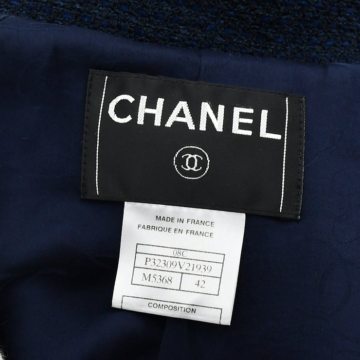 Chanel Coat Navy 08C #42