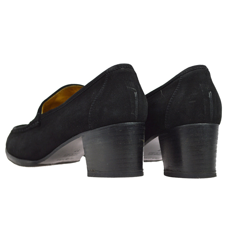 Hermes * Black Constance Loafers Shoes #37