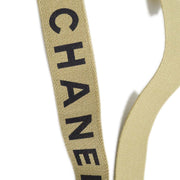Chanel Beige Suspenders Small Good