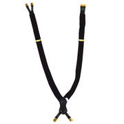 Chanel Black Suspenders Small Good