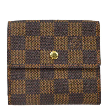 Louis Vuitton 2006 Damier Portefeuille Elise Bifold Wallet N61654