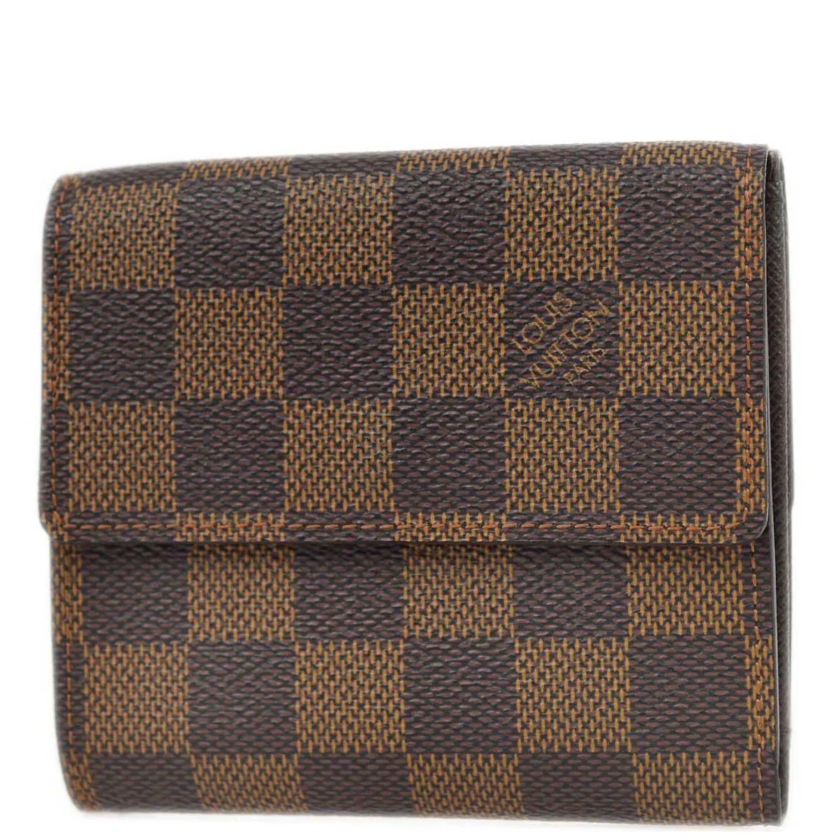 Louis Vuitton 2006 Damier Portefeuille Elise Bifold Wallet N61654