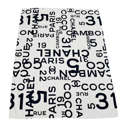 Chanel Beach Towel White Small Good