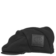 Chanel Sport Line Hunting Cap Hat Black #57 Small Good