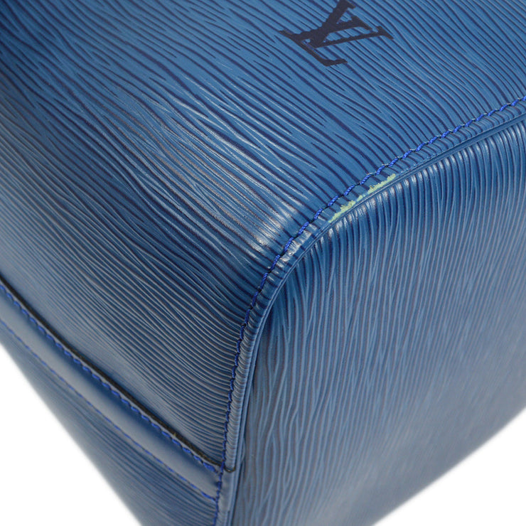 Louis Vuitton Blue Epi Keepall 45 Duffle Handbag M42975