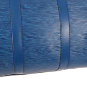 Louis Vuitton Blue Epi Keepall 45 Duffle Handbag M42975