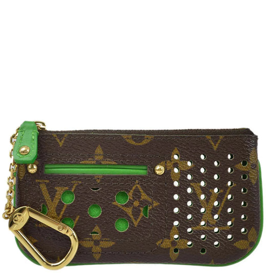 Louis Vuitton 2006 Monogram Perfo Pochette Cles Coin Purse M95186