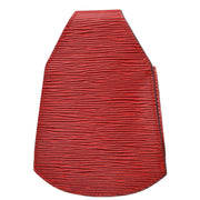 Louis Vuitton 1992 Red Epi Shah Wood Pouch M52907
