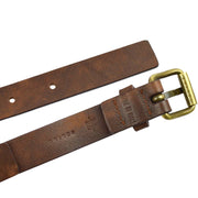 Celine Brown Leather Belt 80/32 Small Good
