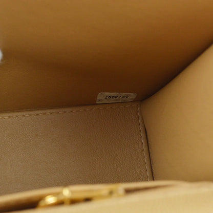 Chanel 1997-1999 Beige Caviar Classic Single Flap Shoulder Bag