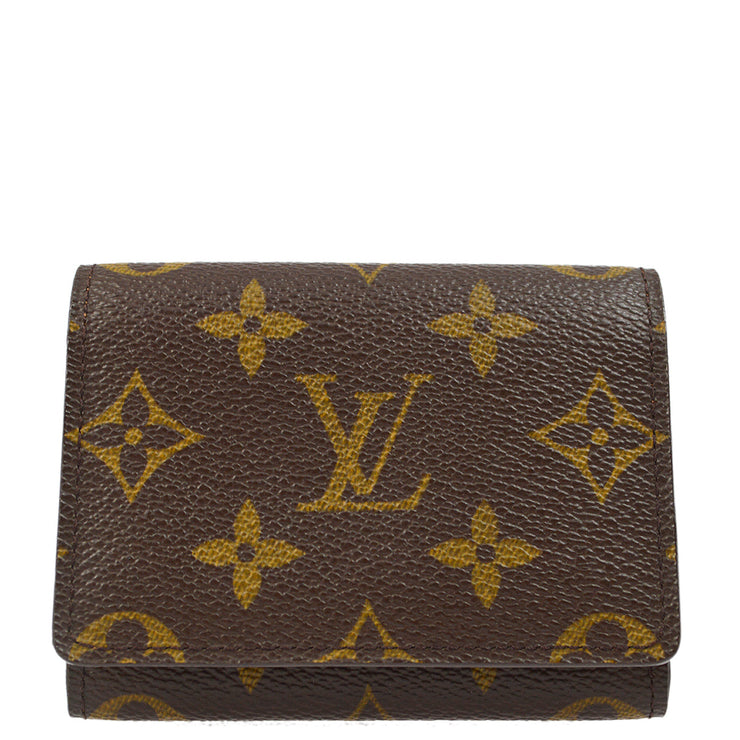 Louis Vuitton 2003 Enveloppe Carte De Visite Card Case M62920 Small Good