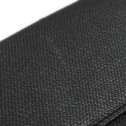 Chanel Black Caviar Long Wallet Purse
