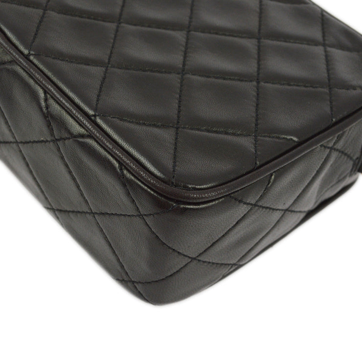 Chanel Black Lambskin Camera Bag