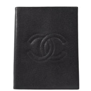 Chanel Black Caviar Note Book Cover Small Good
