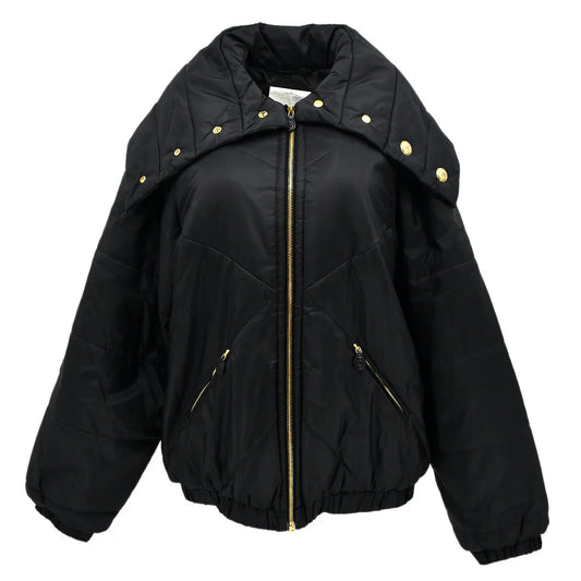 Chanel Zip Up Jacket Black #42